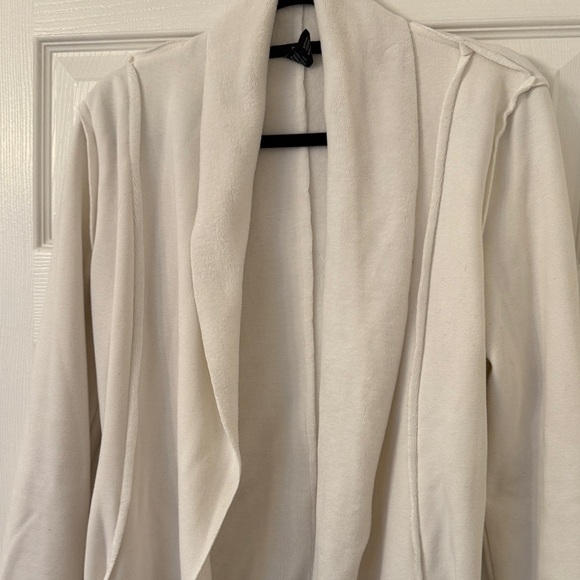 Cream Open Front Cardigan - Picture 2 of 3